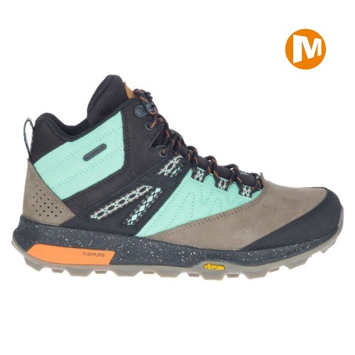 Dámské Trekové Boty Merrell Zion Mid Waterproof X Unlikely Viacfarebný (CZ. WTVYH)